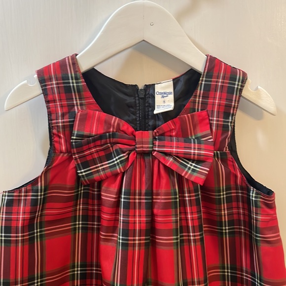 OshKosh B’Gosh Tartan A-Line Dress - Size 5 - Picture 3 of 5